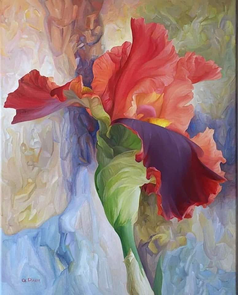 Gelena Pavlenko, 'Dance in Red' 2023 
#art  #womenpainters #women