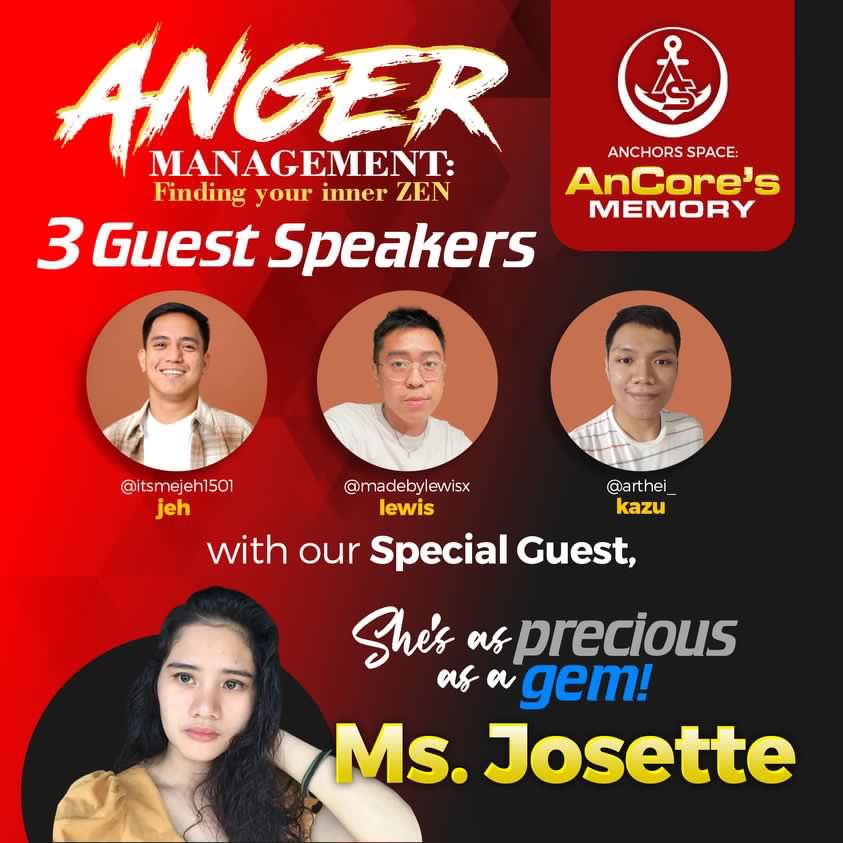 YES! Winston’s precious gem and sister, Josette Pineda (@iamjsttpnd) will join us for this week’s episode. 💎🦊

Anchors, did you guess it right? Who’s seated? 

See you on..
🗓️ SAT - 07.08.23
⏰ 6PM PhT via Twitter Space.

#AnCoresMemory_Ep4
#AnchorsSpace