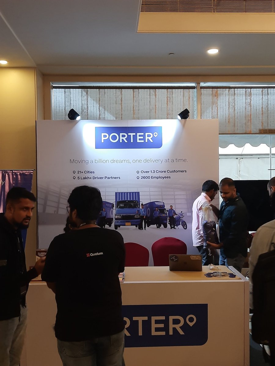sush_dev's tweet image. I'm over at the Porter Booth at @ReactNexus! Drop by to learn more about our engineering! 🛠
#reactnexus