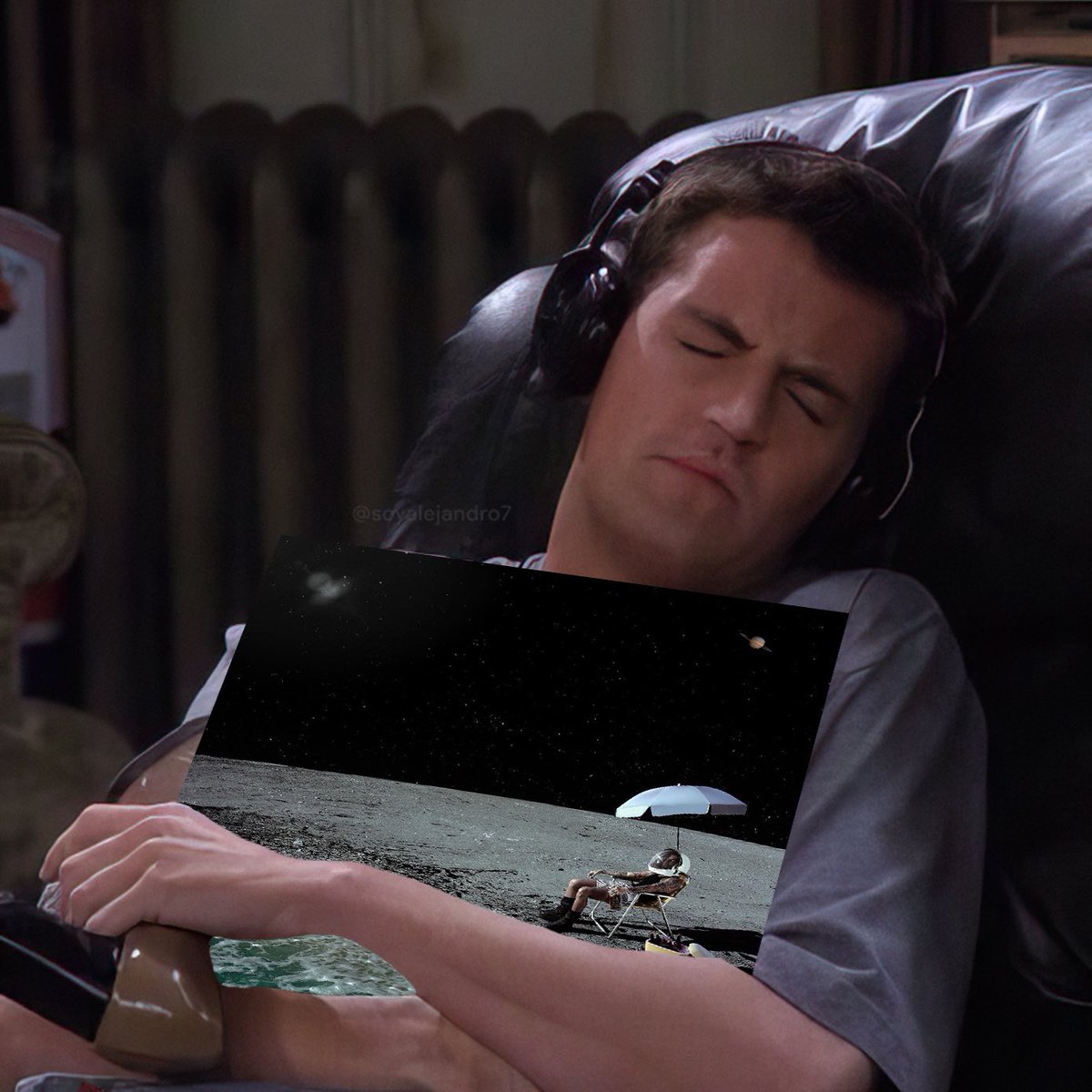 Larsarabia's tweet photo. yo automáticamente después de escuchar 0.1 seg de Playa Saturno de Rauw : https://t.co/nW7x9i1IB9