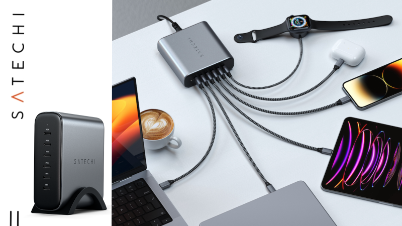 TopTechNewsDe's tweet image. Ein zentraler Ort zum effizienten Aufladen aller Geräte: Der 200W Type-C 6-Port PD GaN Charger von Satechi ist das ideale Ladegerät für den produktiven Arbeitsplatz. Der Strombedarf von bis zu sechs Geräte kann durch das Ladegerät mit einer #200W

toptechnews.de/2023/07/07/200…
