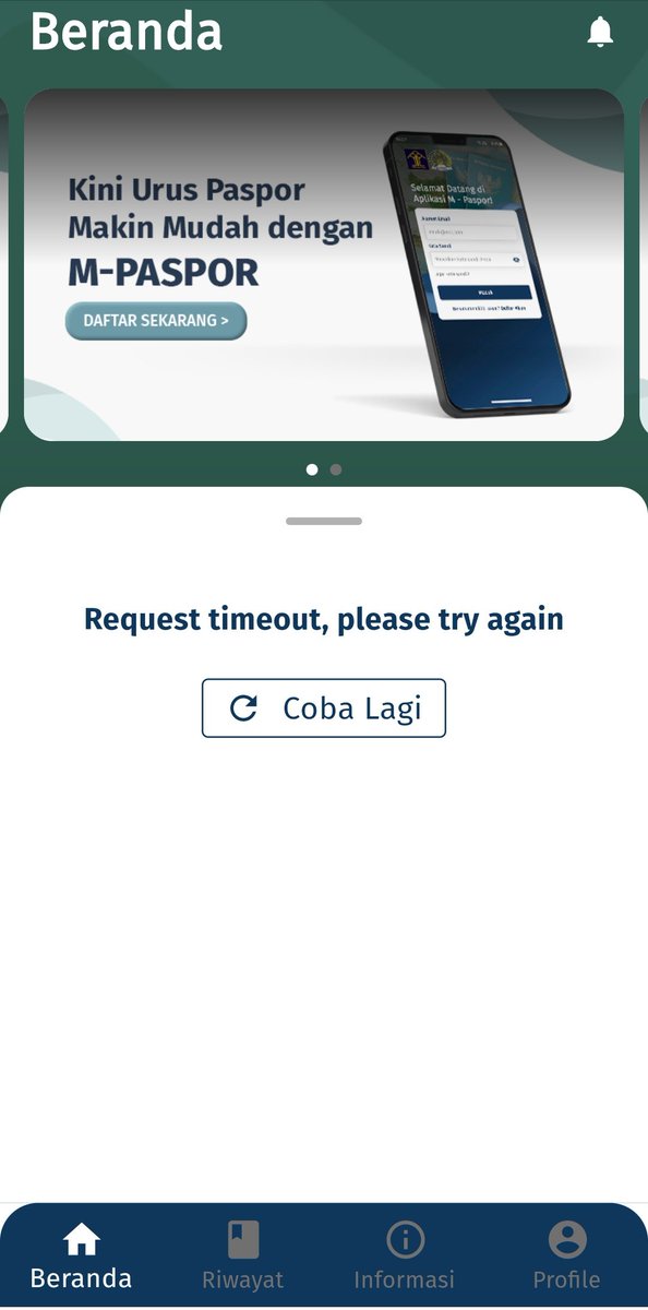 ASelfDoer's tweet image. @Kanim_Jaksel @ditjen_imigrasi ini aplikasi sering kayak gini. Kalau sudah begini, HARUS uninstall &amp;amp; reinstall. Kalau nggak gitu ya nggak bisa diapa²in. Capek deh! Entah udah berapa kali saya bolak balik reinstall.
