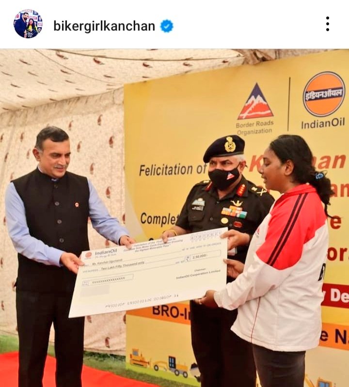 BikerGirlkancha's tweet image. दो साल पहले आज ही के दिन ! #7thJuly

#UmlingLa #BorderRoads #IndianOil #Sponsorship