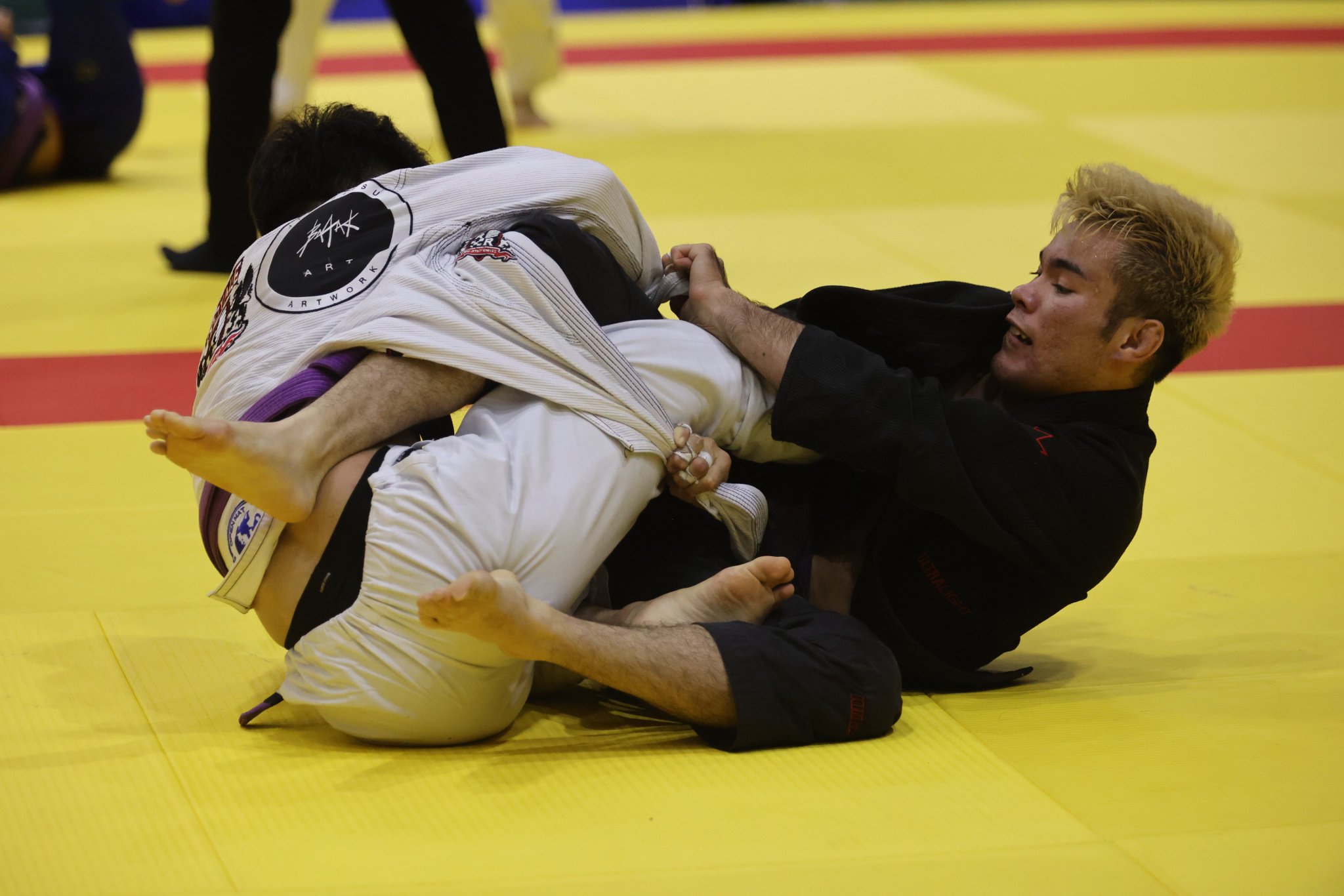 Jiu Jitsu NERD on Twitter "【IBJJFアジア】アダルト紫帯ライト決勝戦 〇ケルビン・ルイス vs ×ワン・ジェ