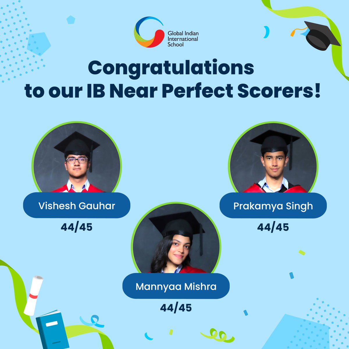Global_Schools's tweet image. 🎉🎓 IBDP 2023 RESULTS ARE OUT! 🎓🎉

We are delighted to announce that our #GIIS SMART Campus, Singapore, #IBDP2023 cohort has achieved excellent results, with 35 students scoring 40 &amp;amp; above on the 2023 IBDP examinations!

Congratulations to our #IBDP Graduates!