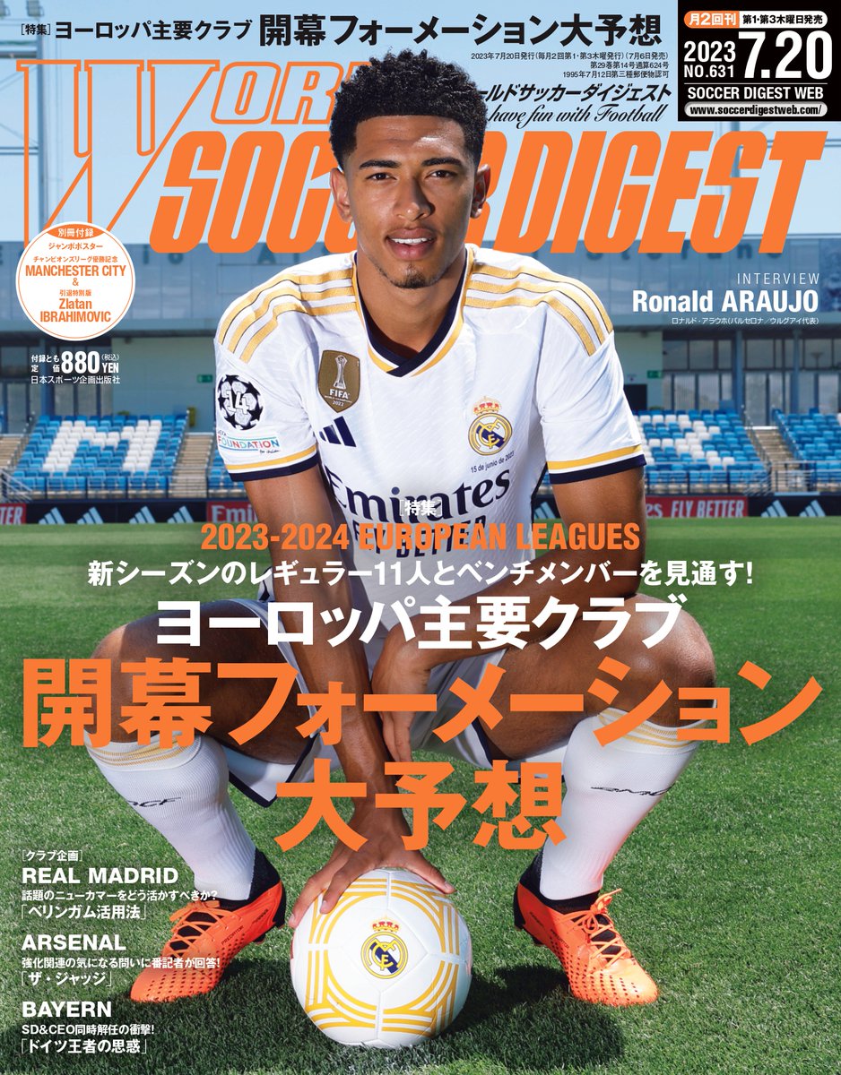 ワールドサッカーダイジェストポスター ワールドサッカーダイジェスト ポスター ラミネ・ヤマル コール