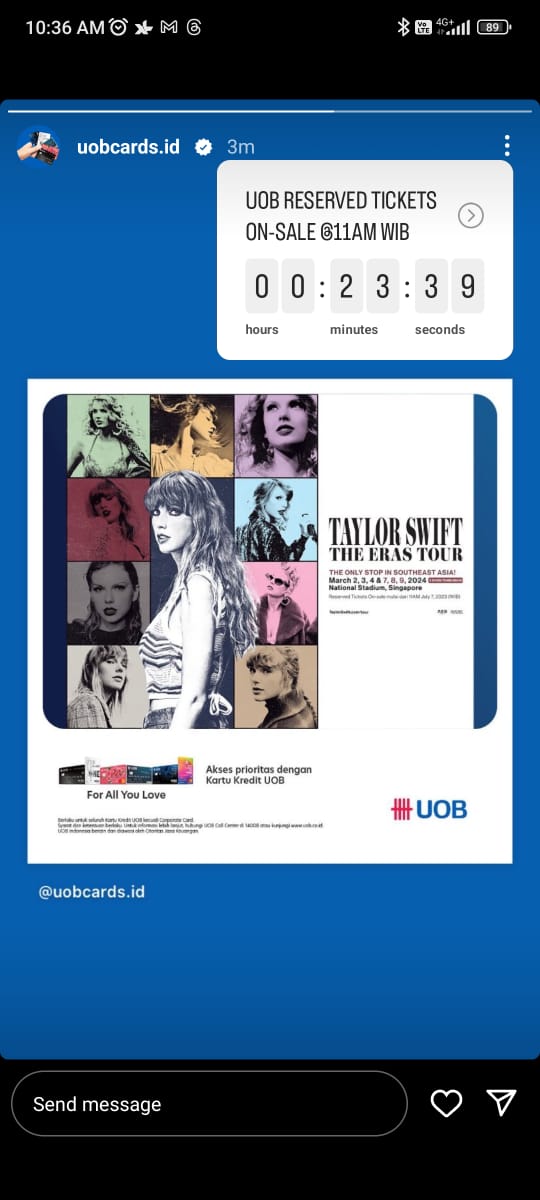 herada's tweet photo. @TSTheErasTourSG UOB Reserved check the UOBcards IG Story.. Good Luck Swifties.. https://t.co/tgLHpTEKIV
