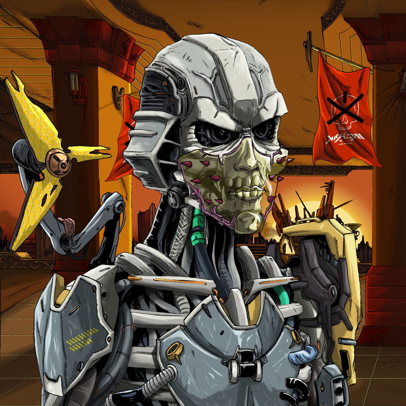 Come join us tonight at July 7th 10pm EST for a TCC Poker Night! Hosted by the one and only <a href="/MiohaelP/">PizzaMike420</a> 🃏

Holders only! 

Winner will receive the below Cyborg TCC NFT! 👀