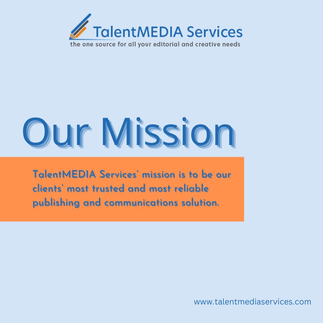 TalentMedia4's tweet photo. We are here for you. We are the reliable publishing and communications solution that you've been looking for! Contact us today at information@talentmediaservices.com
#missionstatement #heretohelp #hereforyou #publishing #communicatons https://t.co/uiA27f79A4