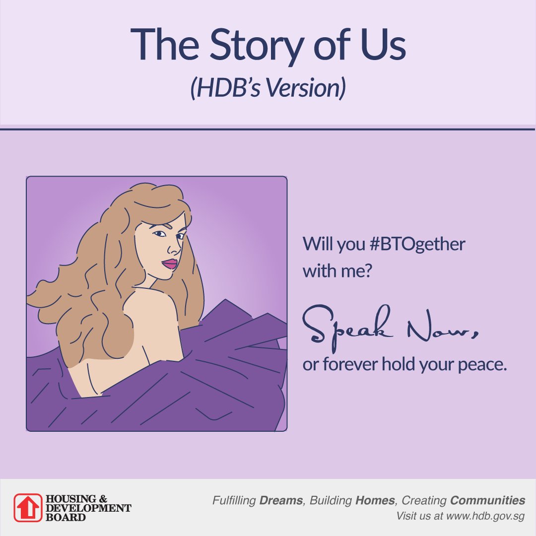 SingaporeHDB's tweet photo. Swiftie or not, remember to apply for HFE before you #BTOgether. Read the guide on: https://t.co/uvYu6mv8FQ https://t.co/FY2fsEoWWn