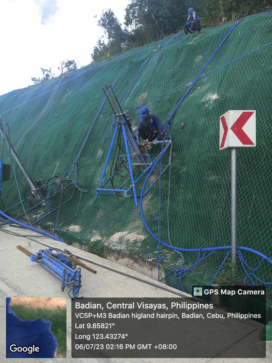 JOEConst's tweet photo. Drilling activities at Badian, Cecu Site, Legacy Project https://t.co/aQ83EOoBEv
