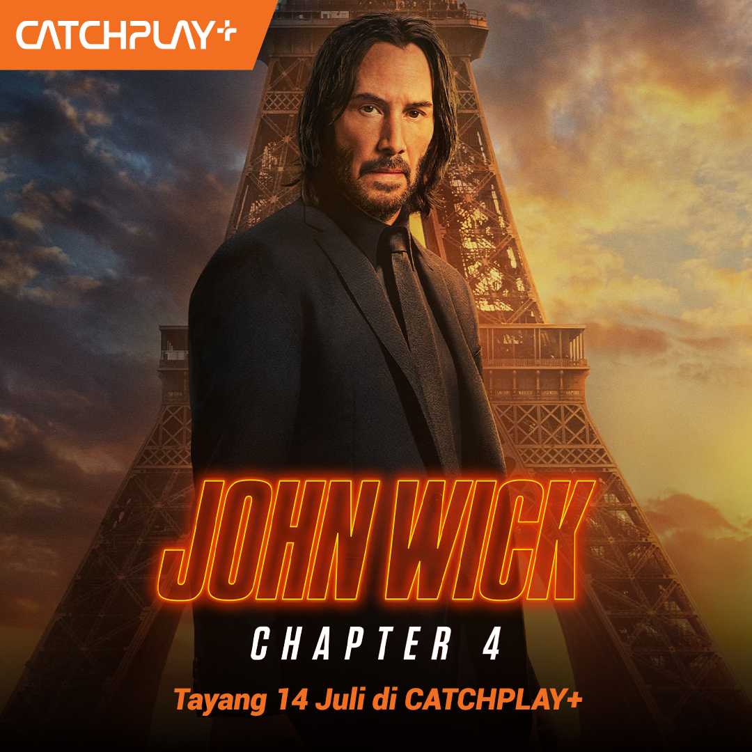 catchplayplusID's tweet image. Kangen sama aksi seru #KeanuReeves? Akhirnya yg ditunggu datang juga. John Wick: Chapter 4 menempuh jalan terjal buat ngalahin pembunuh bayaran petinggi #TheHighTable.
 
John Wick: Chapter 4 Tayang 14 Juli di #CATCHPLAY+

#JohnWick #JohnWick4 #Action #DonnieYen #ChadStahelski