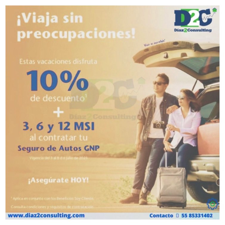 diaz2consulting's tweet photo. En estas vacaciones conduce seguro y libre de preocupaciones garantizando tu tranquilidad y la de tus seres queridos contra los principales riesgos a los que están expuestos...
#D2CENTuAuto #seguros #auto #patrimonio #riesgos #accidentes #robos #protección #tranquilidad https://t.co/OOEtPI4Ieo
