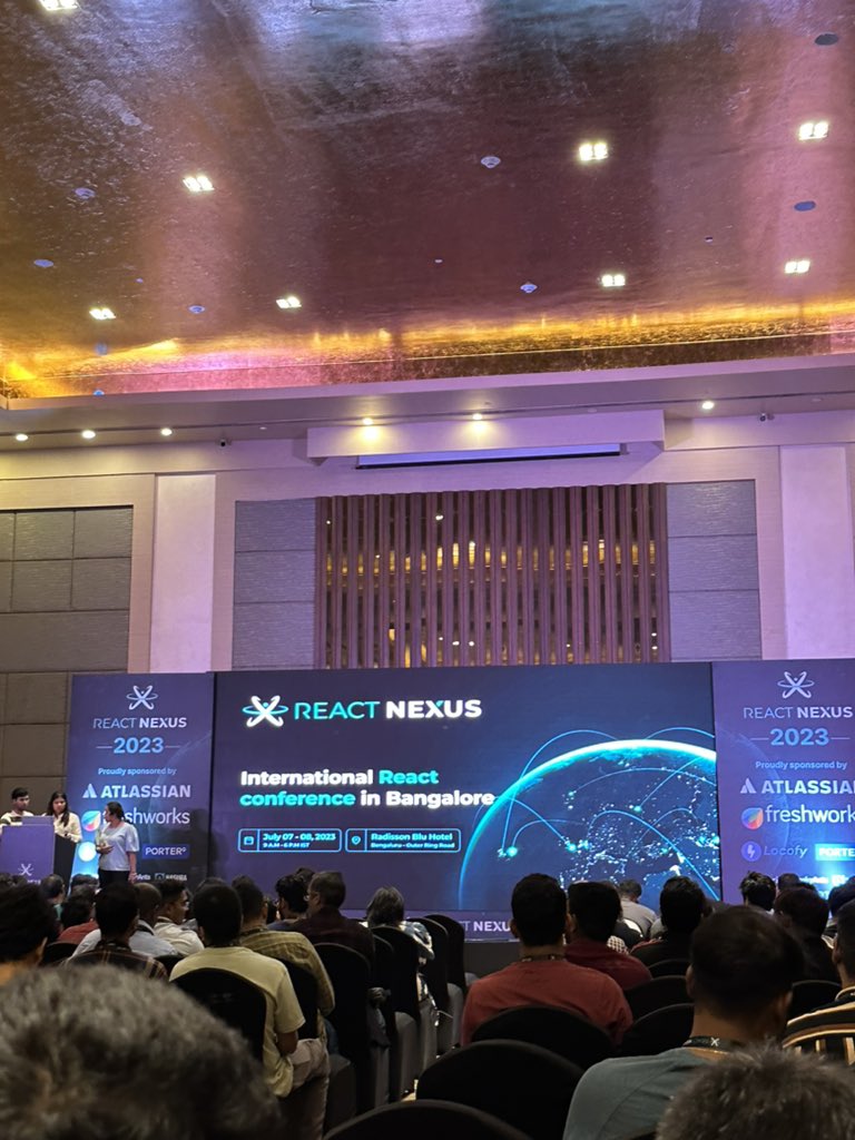 TejaswiTandel's tweet photo. "Excited to be attending #ReactNexusConf in Bangalore! Looking forward to diving deep into the world of React and connecting with fellow developers. Let's code and innovate together! 🚀 #ReactNexus #Bangalore" https://t.co/mmV9Ax6yR9