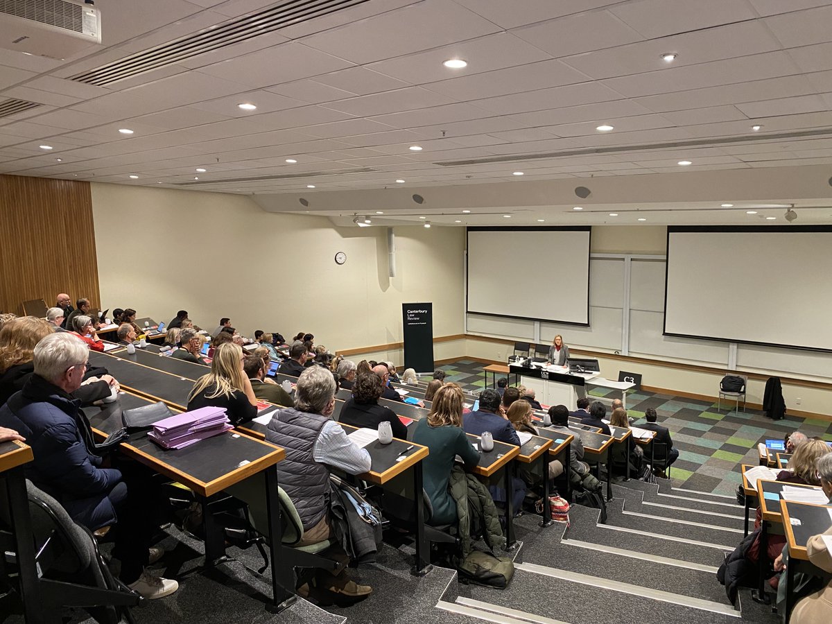 UCNZ's tweet photo. UC Vice-Chancellor Professor Cheryl de la Rey opened this year’s @AcademicsLaw conference, hosted by UC’s Faculty of Law, by speaking about the importance of scholarship as an inherently community endeavour. #UCnow #UCLaw https://t.co/WiXMPENtYe