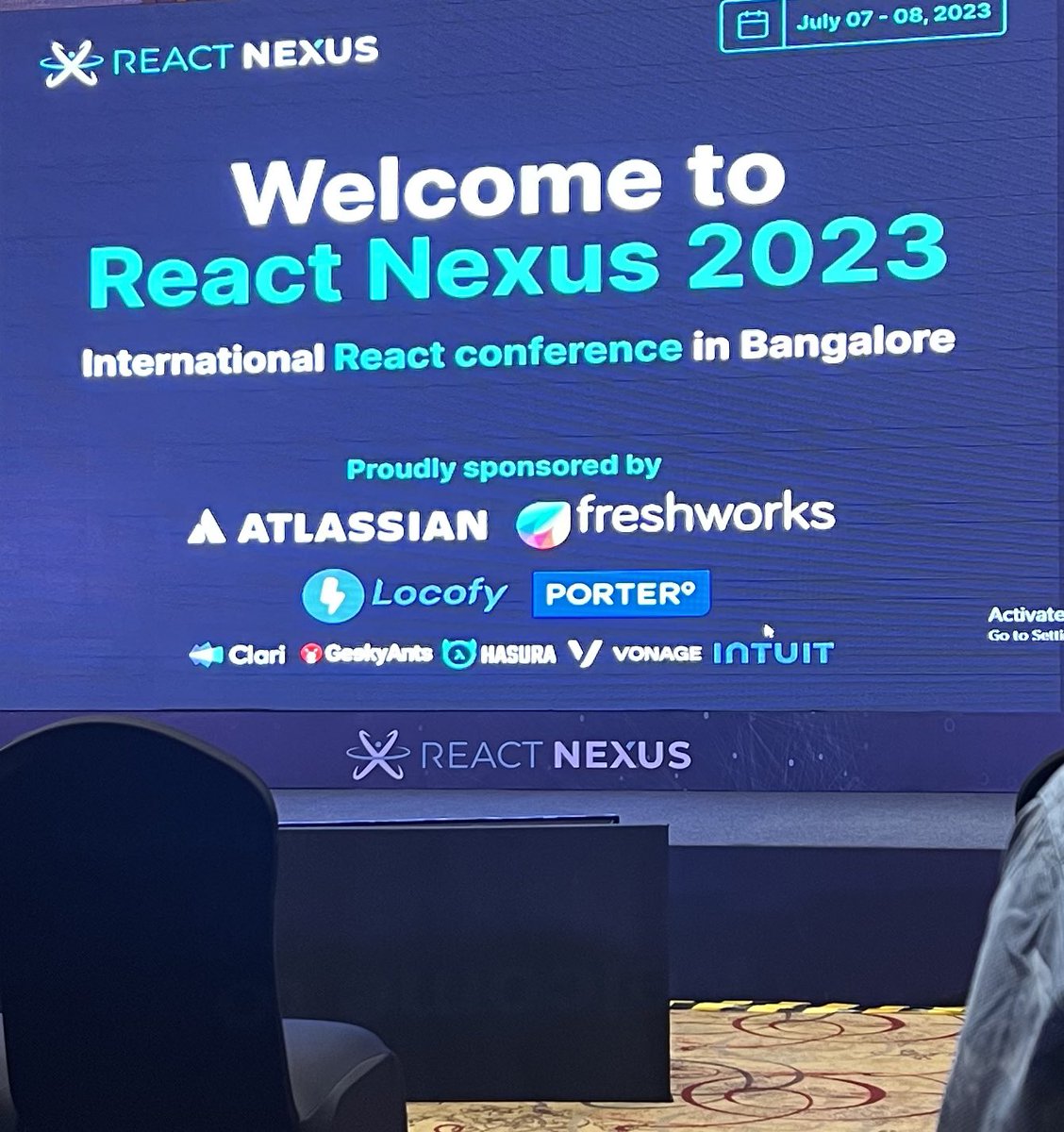 I am attending <a href="/ReactNexus/">React Nexus</a>.Say hi 👋 if you are around .