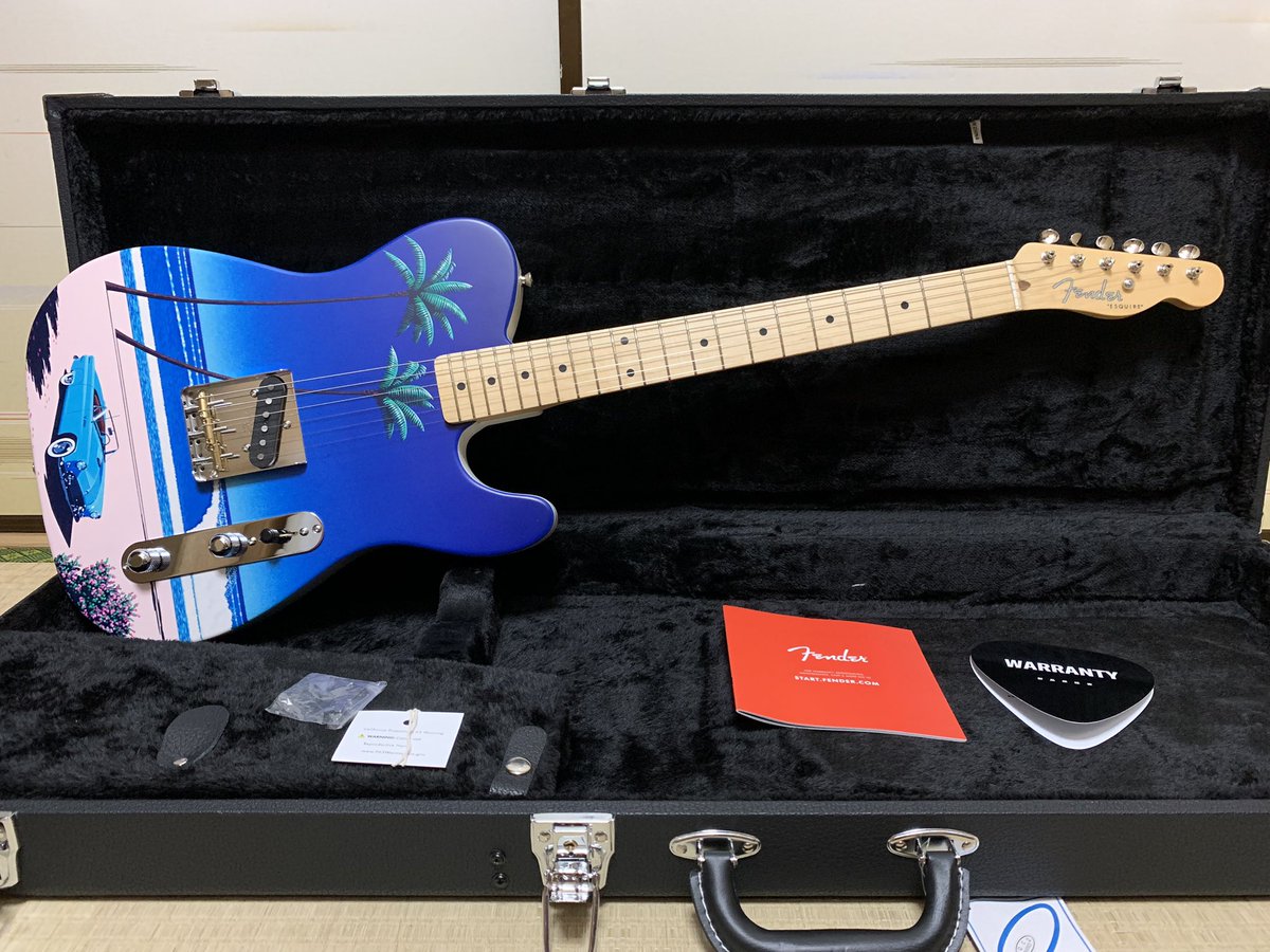 TOM16039221's tweet photo. 9⃣️ Fender Japan ART CANVAS ESQUIRE® HIROSHI NAGAI NO1 永井博

#Fender #Guitar #电吉他 #ギター  #エレキギター #CANVAS #ESQUIRE #HIROSHI #NAGAI #永井博 https://t.co/9eZFNttpYs