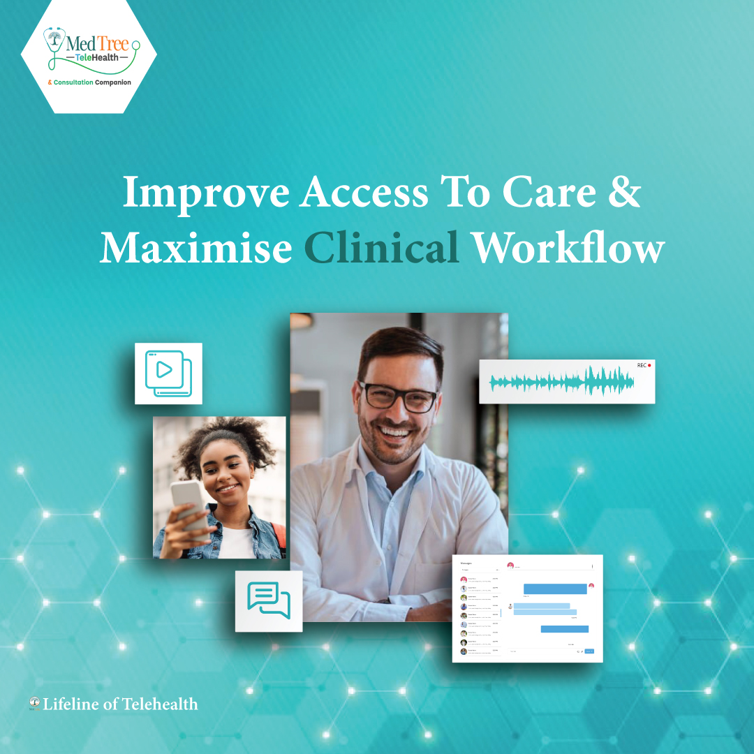 #MedTreeTelehealth transforms access to care and streamlines #clinicalworkflow.

Follow us for more updates 👍

#InnovativeHealthcare #DigitalHealth #ConvenientCare #Australia