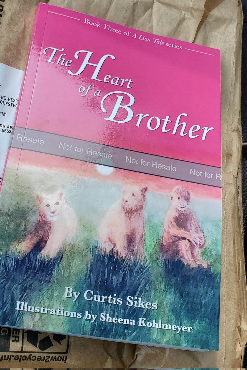 aliontale's tweet image. Editing the 1st proof for "The Heart of a Brother" which is the Third Book of A Lion Tale series 🦁