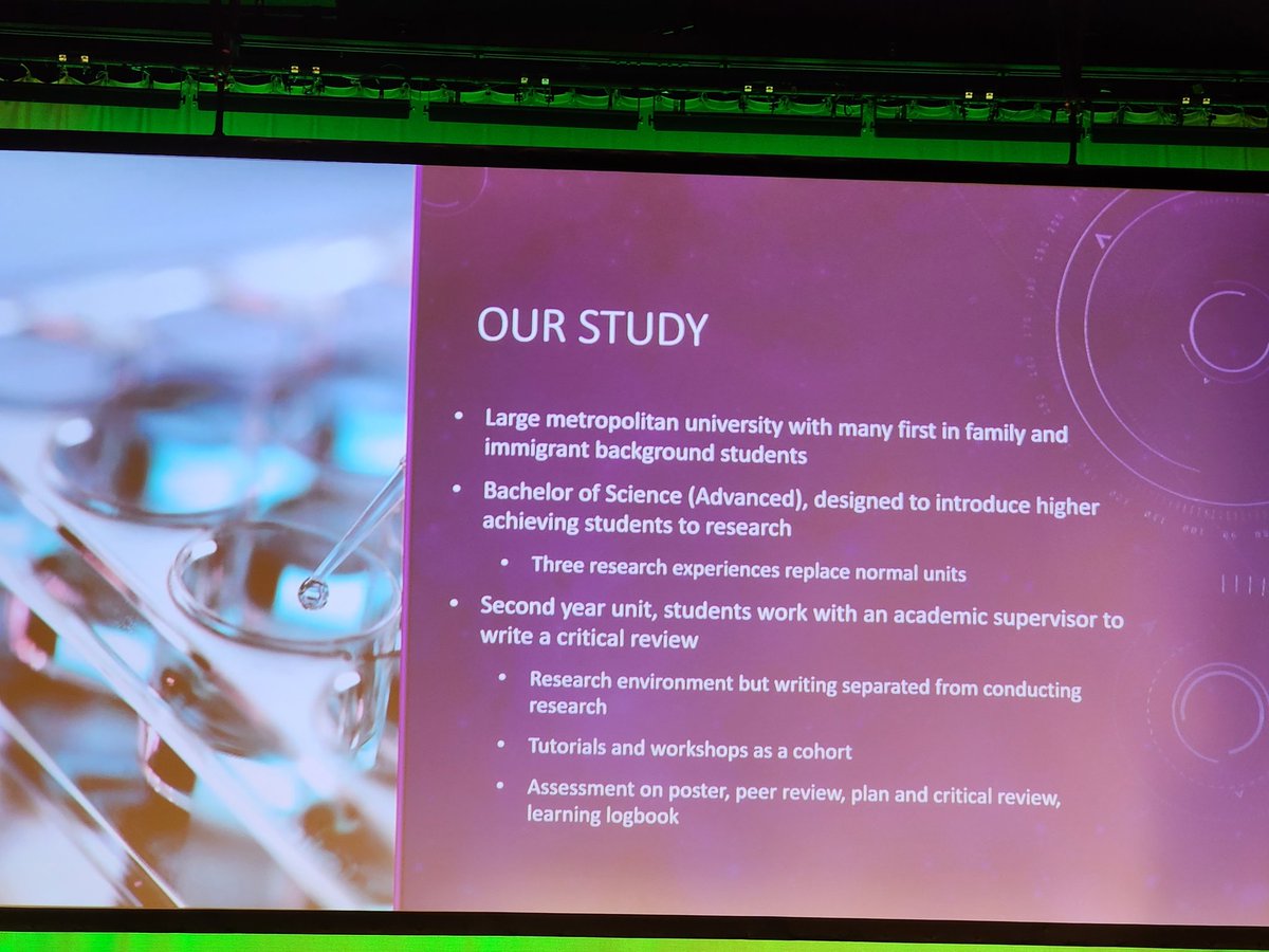 Awesome to hear from Susan Howitt from #ANU on the strategies for developing scientific writing skills #HERDSA2023