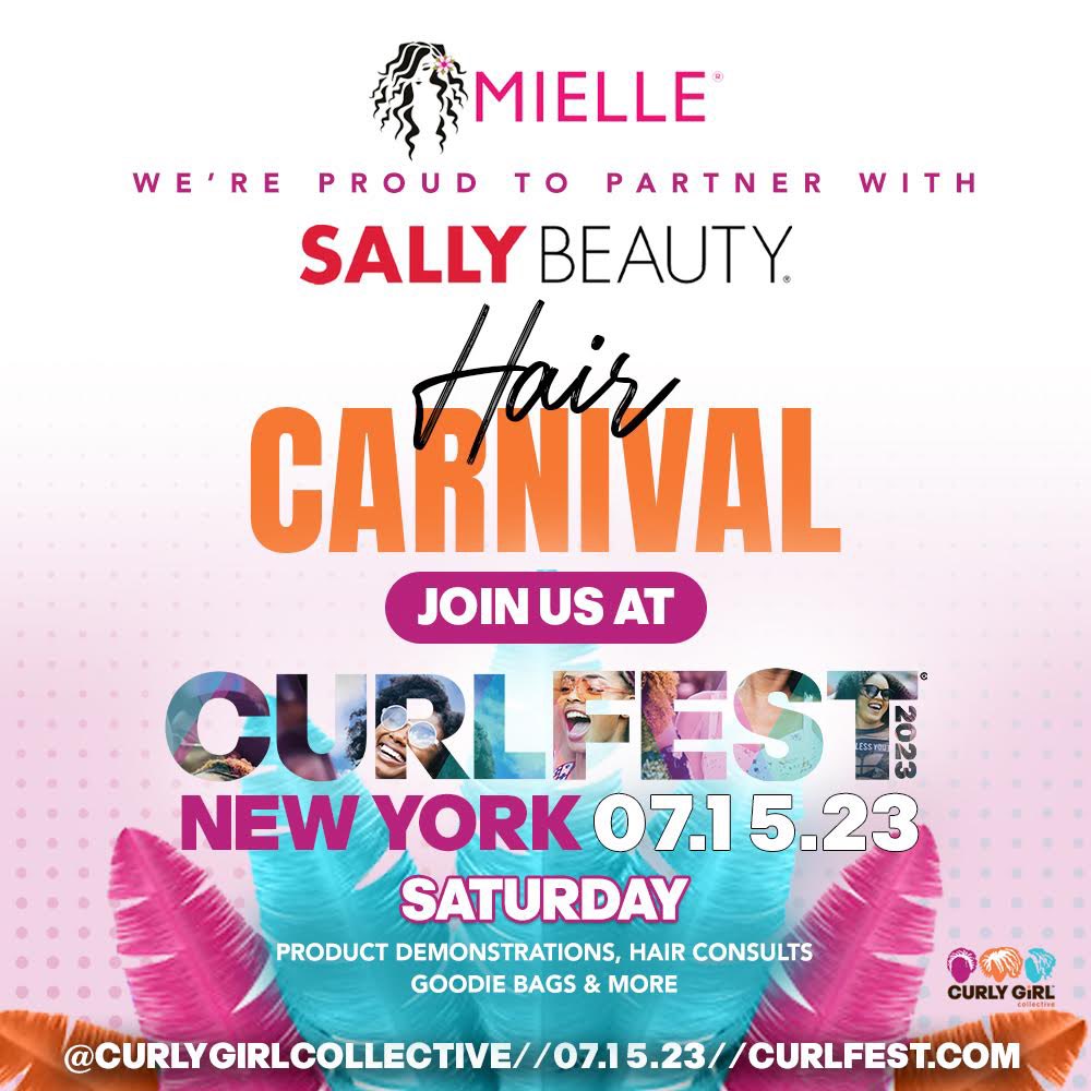 MielleOrganics's tweet image. Y’all know we ride for our Day1️⃣ @SallyBeauty 🙌🏾💕 Join us at #CurlFest for a Hair Carnival you won’t forget! 🎉 See you on the lawn with @curlygirlcollective Saturday July 15th!