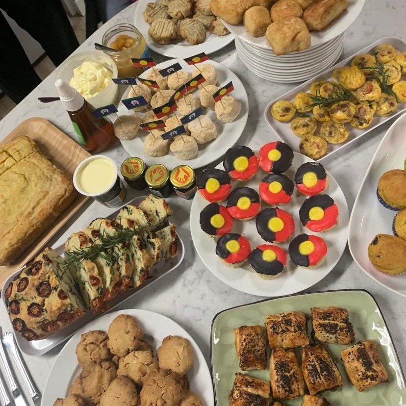 We're celebrating NAIDOC and First Nations culture with a morning tea featuring native ingredients, including lemon myrtle, macadamias and wattleseed.
The event also raised money for cultural programs that ensure Aboriginal children in care remain close to culture and community.