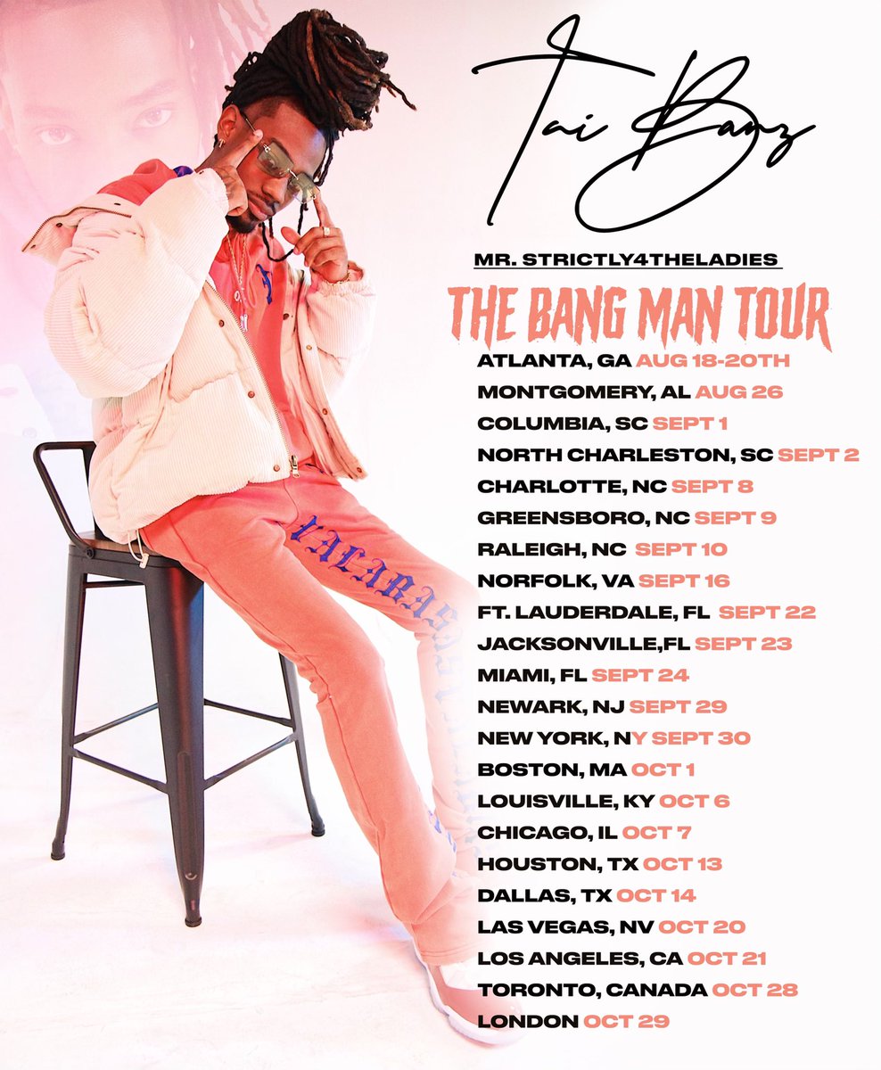 DreadheadTai's tweet photo. TaiBanz going on tour w fredo Bang 🌎🫡❗️. MRSTRICTLY4THELADIES 🍒

The Bang Man Tour 
Staring  @fredobang Performing Live In  A City Near You ‼️

Stay Tune Tickets Will Be On Sale Monday July 10, 2023

***************************** https://t.co/iRnBsQAicP