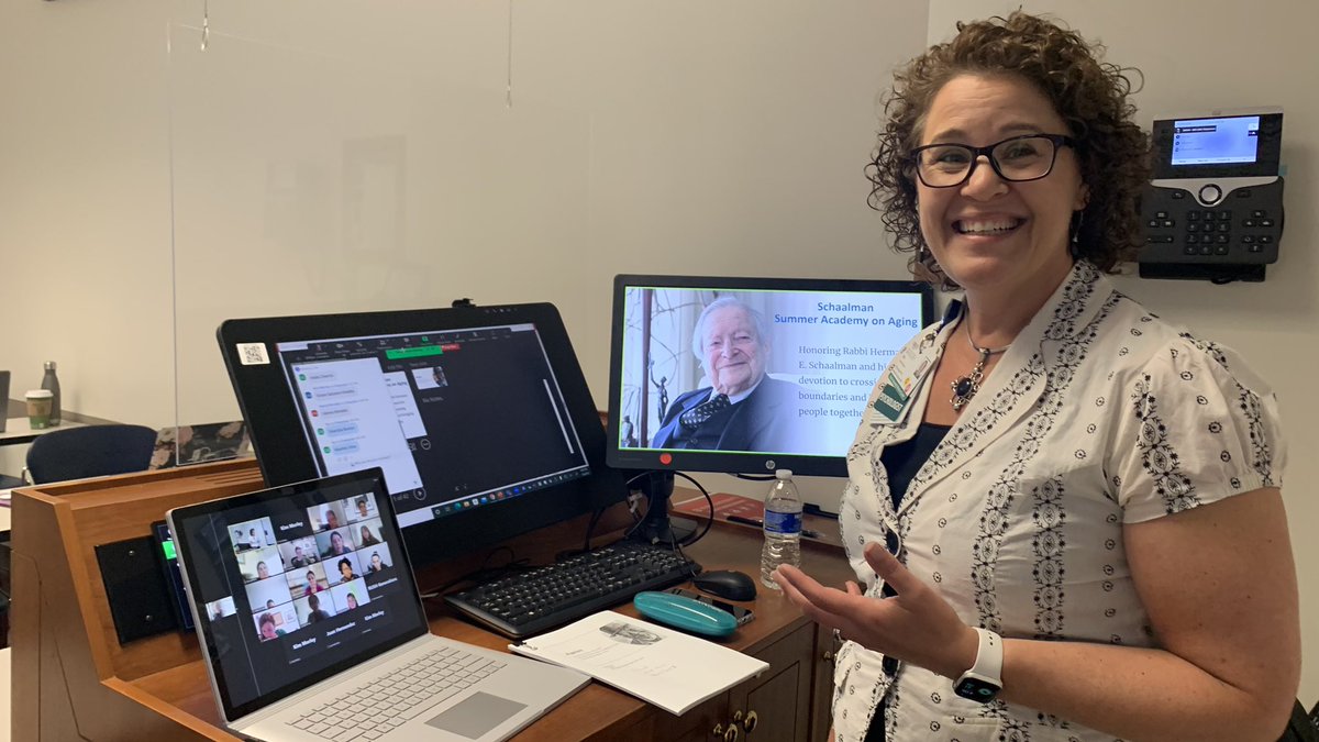 GRodriguezLCSW's tweet photo. Our #age-friendly and #4Ms education continues with the 1st Schaalman Summer Academy on #Aging with an #ageism discussion by @emery_tiburcio https://t.co/8mBSA0aYvk