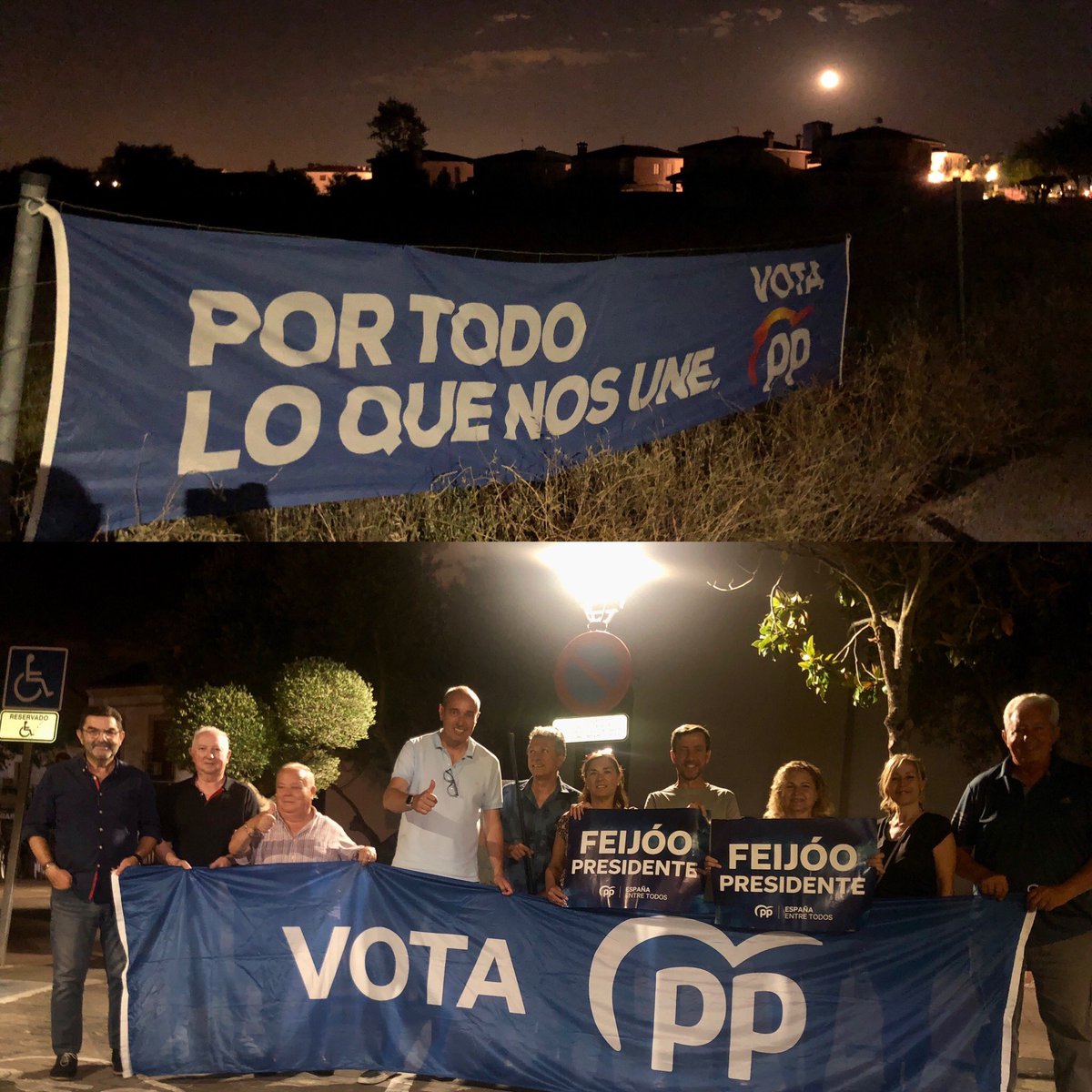 PPSLN's tweet photo. Iniciamos en 💙🤍💙 #SevillalaNueva la Campaña Electoral del #23J con muchas #GANAS de que @NunezFeijoo sea el presidente que España 🇪🇸 necesita, y apoyando a Carmen Chueca, integrante candidatura @Congreso_Es 
#EsElMomento https://t.co/rOQSxjgSdr