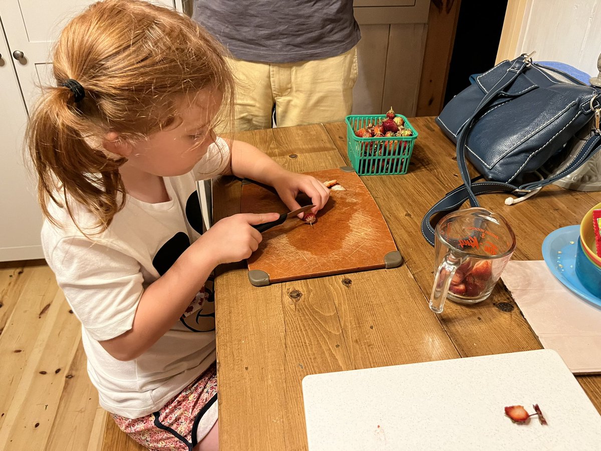 Jam making with Nana! #SummerFun Making the most of a rainy day at the cottage.