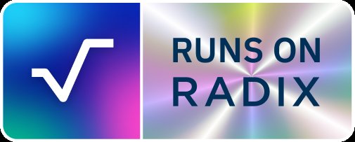 @arcanelabyrinth 🎮 is proud to represent #RunsOnRadix and the #Radix community 🤟🔥