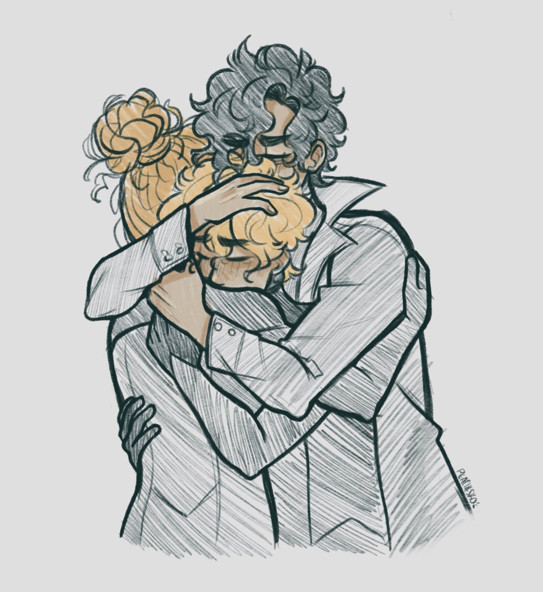 peachesko's tweet image. The Tommy-Vincent-Minerva hug everyone needs in these trying times
#sisv