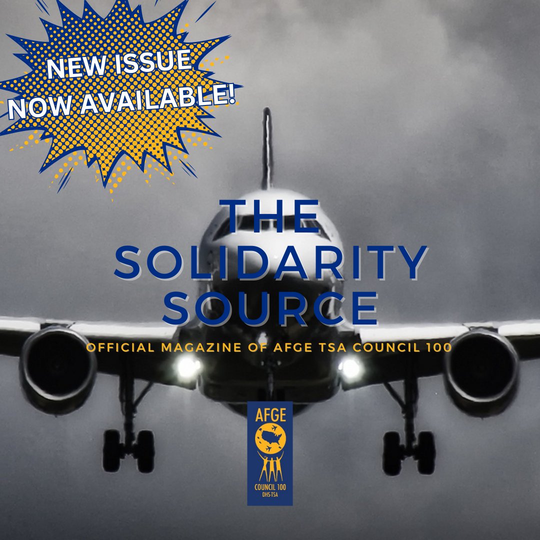 The latest issue of The Solidarity Source is now available on our website! Head over and check it out! afgecouncil100.org #AFGE