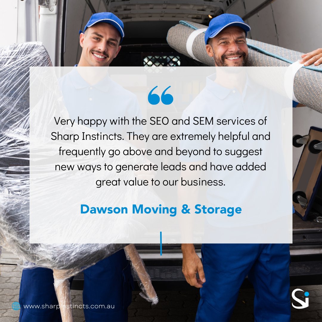 Sharp_Instincts's tweet image. There is nothing better than receiving positive feedback on your efforts from clients – we love learning that your business is thriving!🤩🙏
.
If you’ve partnered with us for your digital marketing strategy, we would love to learn of your experience!
.
🔗 ...