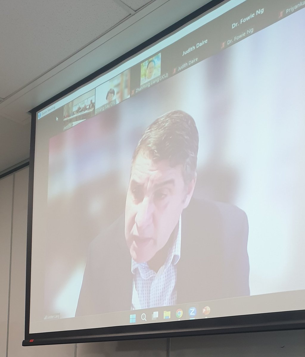 Our very own Professor Lester Levy providing considerable food for thought for health management educators at #SHAPE2023