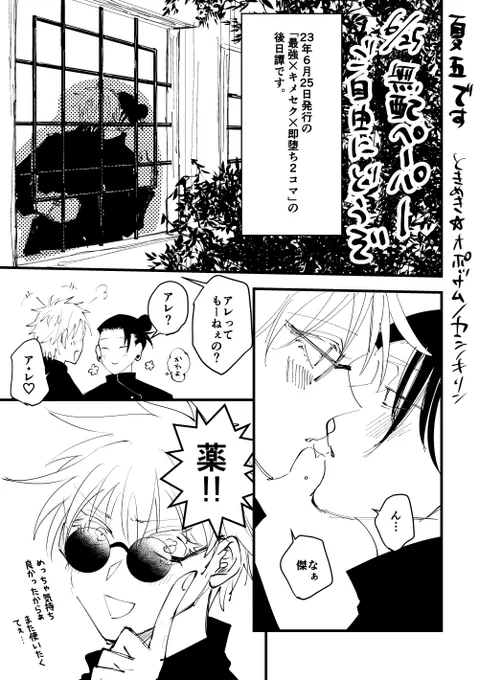キメセ本の後日譚です 1/2
夏五 