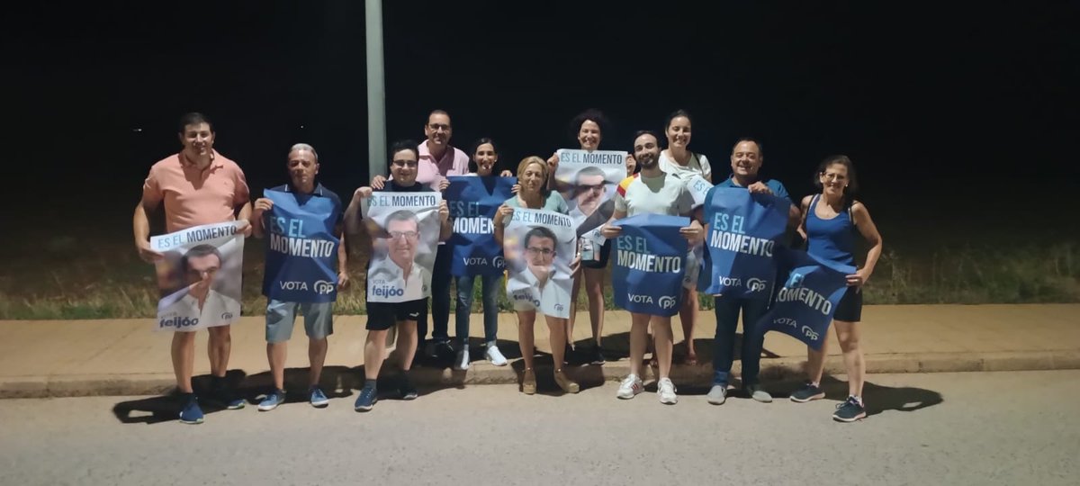 ppsanclemente's tweet photo. 💙 Arranca la Campaña de las Elecciones Generales 2023 🇪🇦

#EsElMomento del cambio en nuestro país, Feijóo es la única alternativa para echar a Pedro Sánchez y a todos sus socios anticonstitucionales de la Moncloa.
#EsElMomento
#VotaPP #VotaFeijóo #FeijóoPresidente https://t.co/XrAXv5g3oC