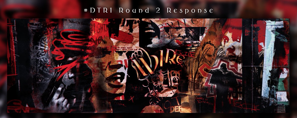 HARMF4L's tweet photo. #DTR1 Round 2 response 
did some paper grunge stuff @wiregage 

HD: https://t.co/RWnhDLvCSP
Port: https://t.co/B56nghCGyQ https://t.co/d3GSfyQW3H