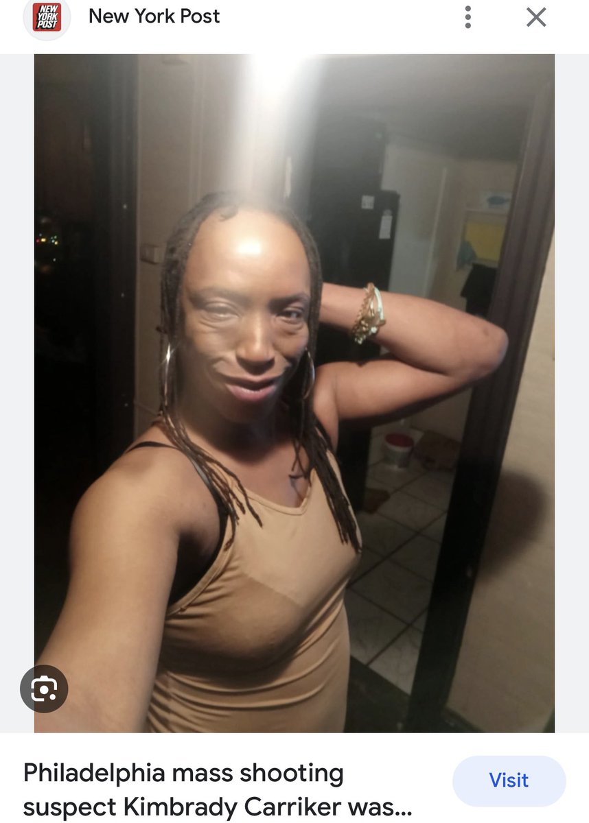 VernonForGA's tweet photo. The liberal media has been mum that the Philadelphia murderer that killed 5 people over the holiday weekend was trans and a cross dressing member of the lgbtq community.   I told you that trans violence is on the rise and a protected class by the democrats and the liberal media. https://t.co/pEa0ETvM1O