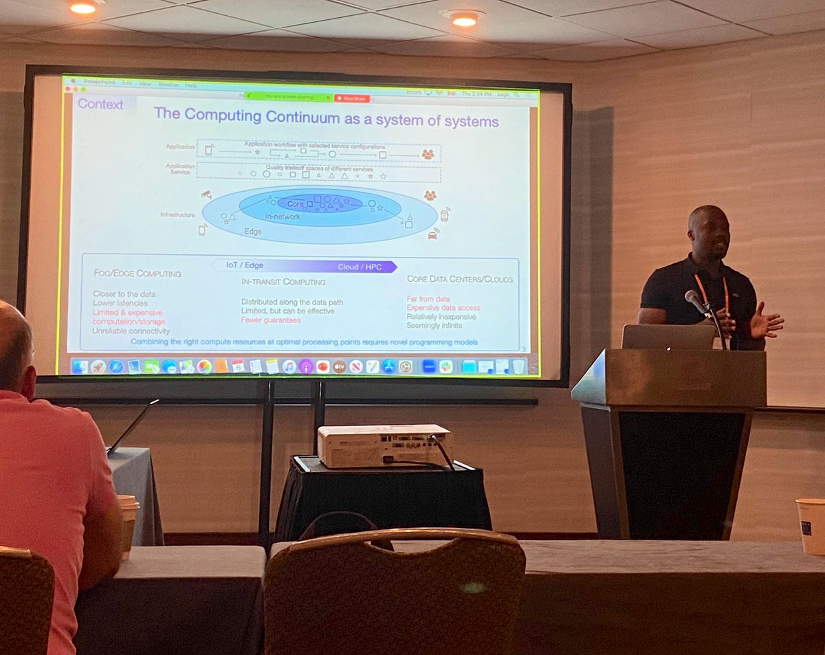 dbalouek's tweet photo. Talk at the Distributed Computing Continuum Symposium @IeeeServices https://t.co/bGETrBnbOK