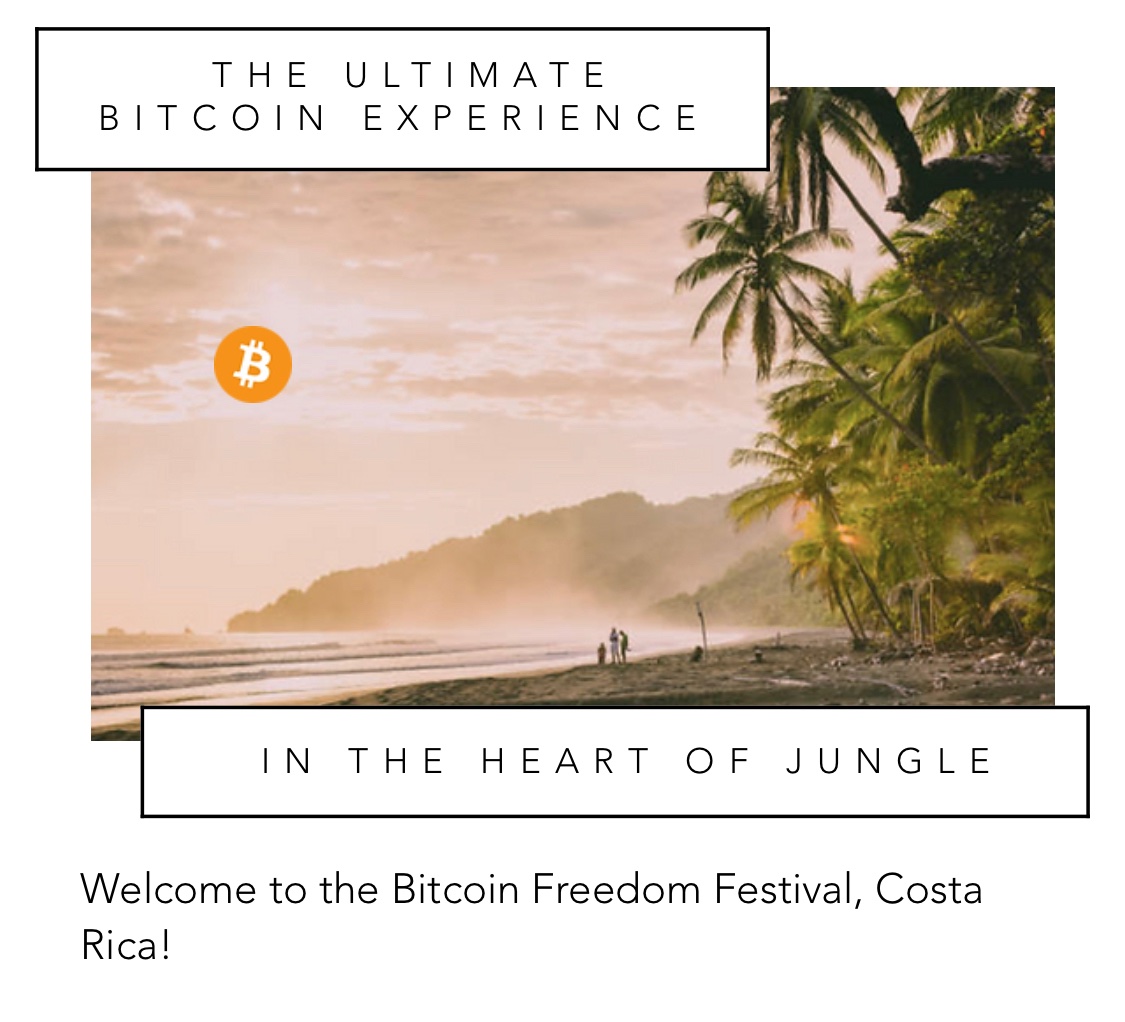 BitcoinJungleCR's tweet photo. https://t.co/XSLVjS2vDc

Come play with us in the jungle at our amazing freedom festival in January 2024! https://t.co/x0DA7Jkygt