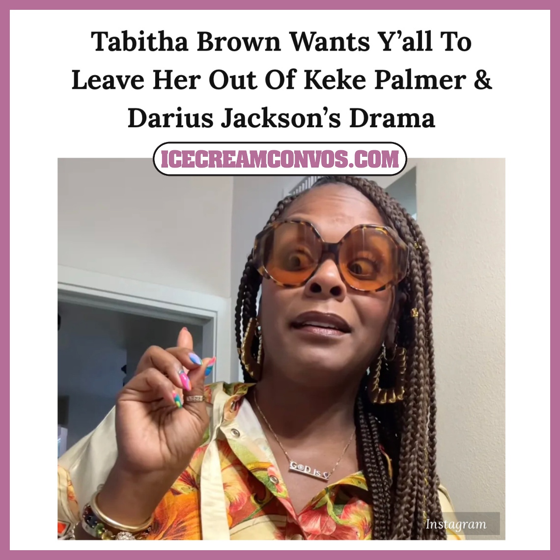 IceCreamConvos's tweet image. "Now how I get in it?" 

Tabitha Brown is minding her business and she doesn't want y'all dragging her into Keke Palmer and Darius Jackson's drama. 🤦🏾‍♀️🖤🍦

Get the scoop 👉🏾 bit.ly/3JOx9vc

#TabithaBrown #KekePalmer #DariusJackson #IceCreamConvos