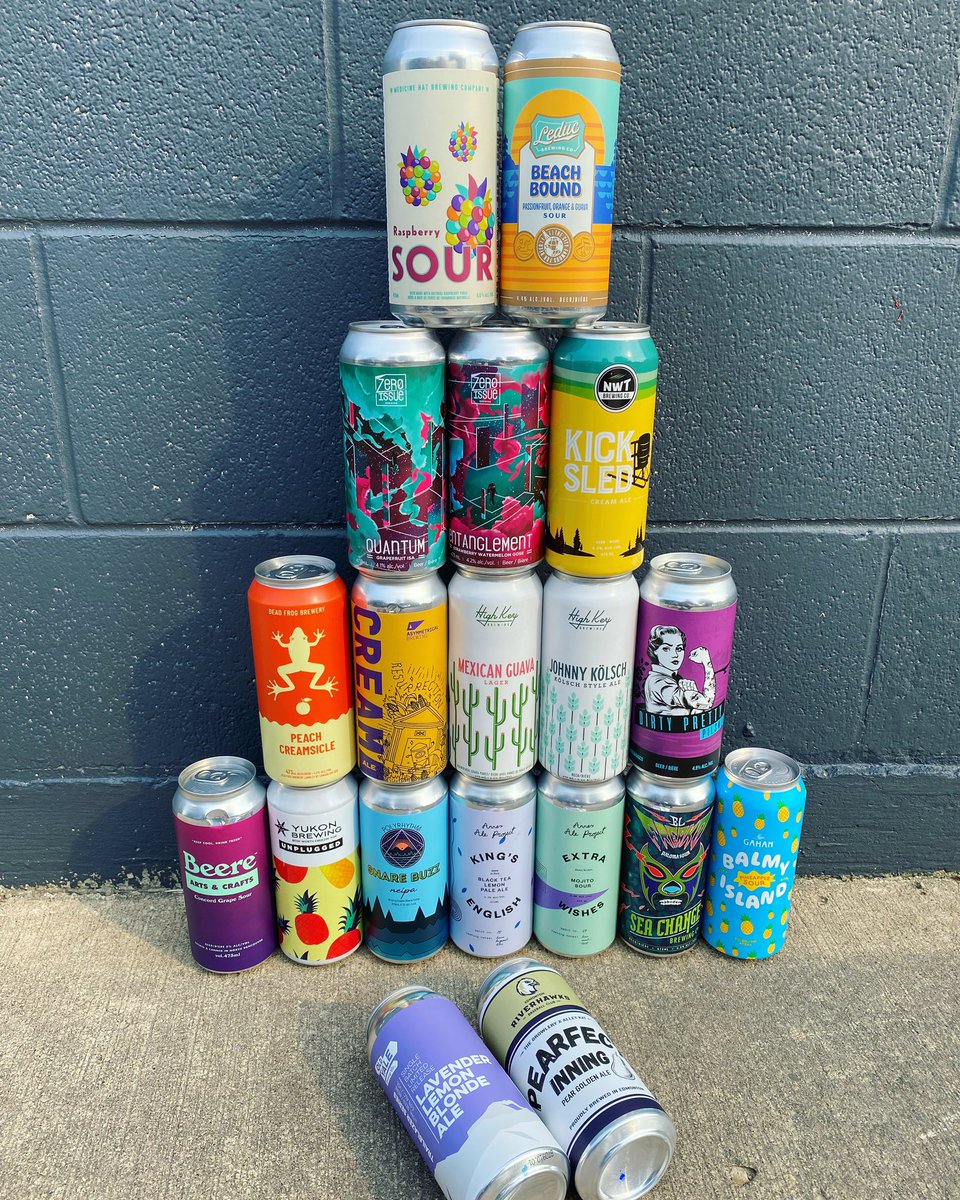 New Beer Thursday = A brand new stack of awesome craft beers! 🍻 Every week we bring in tons of new beers for you to try, and as always, they are available as singles. Buy any 6 singles and get 5% off!