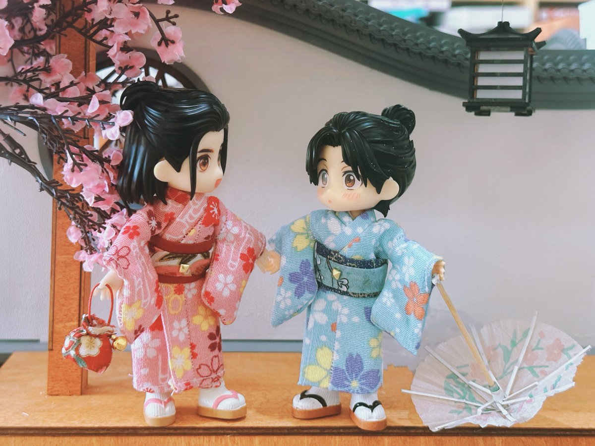 nknymphet's tweet photo. #山河令 #WordOfHonor #温客行 #WenKeXing #周子舒 #ZhouZishu #浪浪钉 #LLD
Made this pair of kimonos with cloth from Daiso 😅 https://t.co/ZHxGcwyBnh