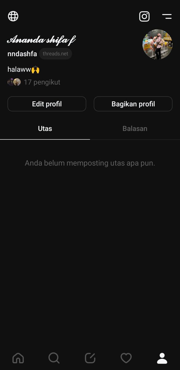 cpapauz's tweet photo. Siapa yang mau temenan 🙌 #mutualan #ThreadsInstagram https://t.co/GsMY7YhTzu