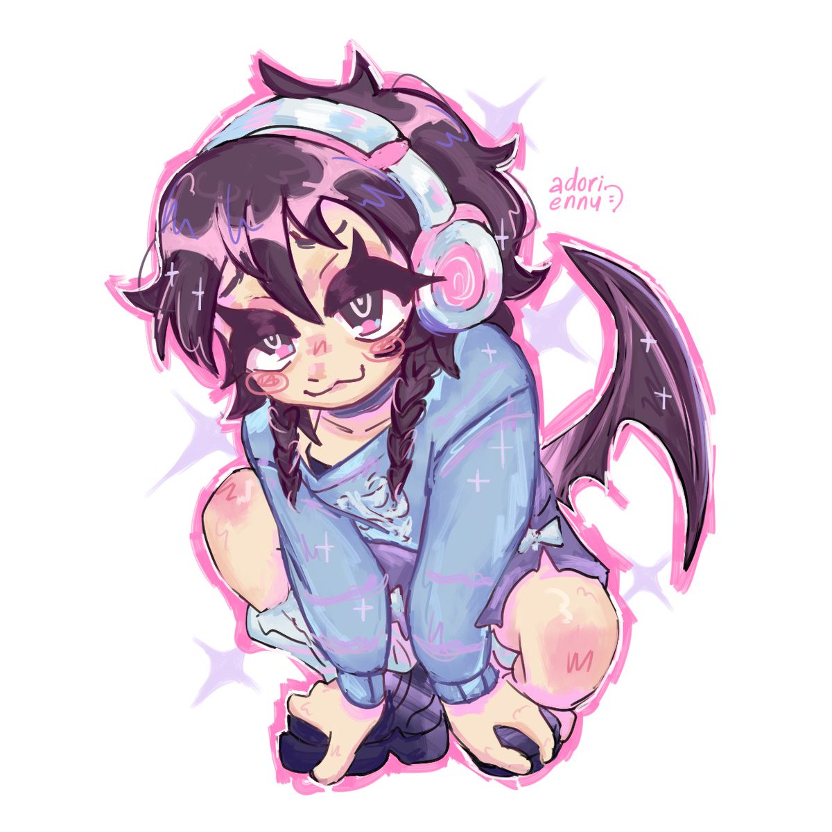 adoriennu3's tweet photo. mi sona 😼 #qsmpself #digitalart #ocart https://t.co/5noGDsh9Xv