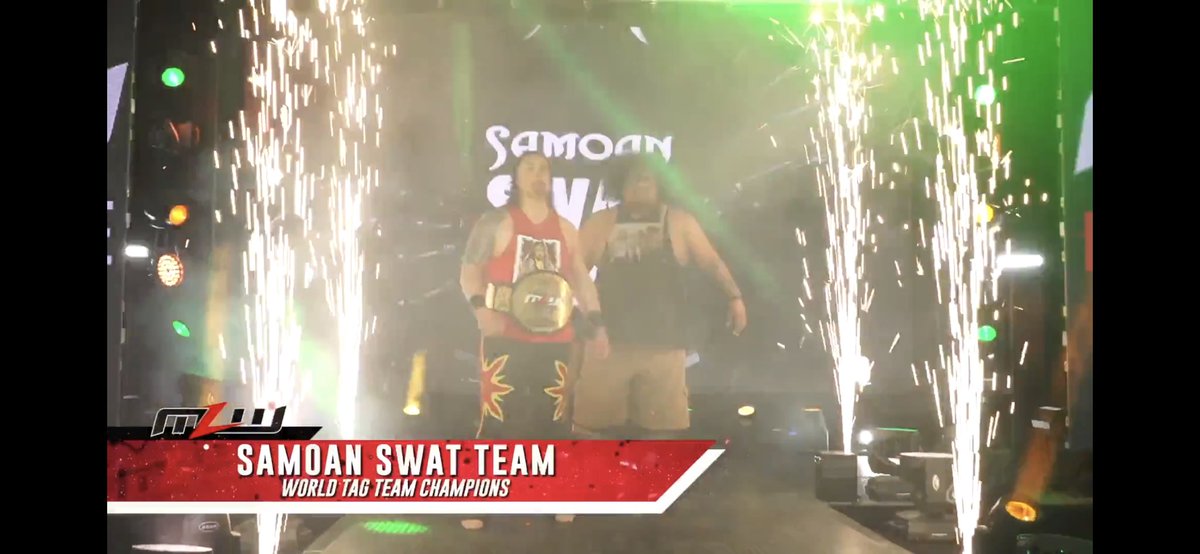 bigdaddyGOC's tweet photo. The Samoan Swat Team #MLWFusion the Tag Team Champions of #MLW The Blood🩸Line is everywhere #SamoanDynasty #UltimateUce #SST #Bloodline #WWERaw #Smackdown #WWE # https://t.co/5zPPvM3SEg