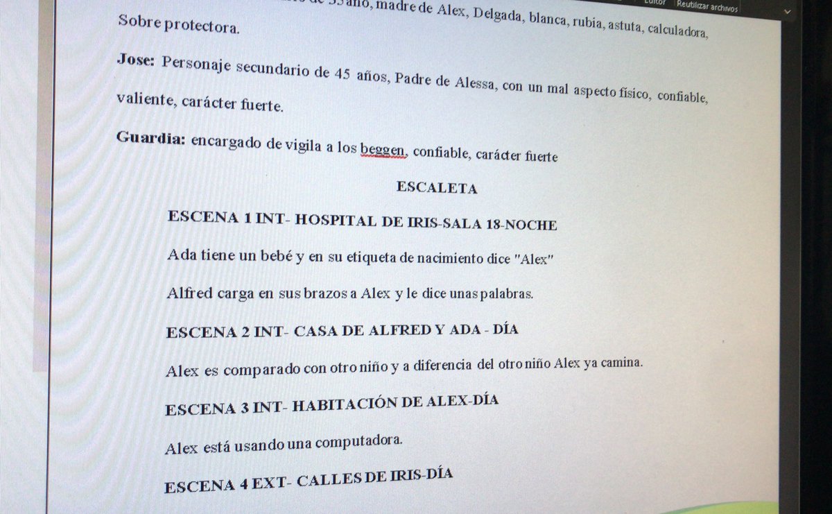 zionnjs's tweet photo. Hoy me di cuenta que no tuve que deja que ayuden en el comienzo de Escaleta para mi guion !  Se me está complicado escribir mi guion literario!! Ayudaaaaaaa….. https://t.co/uT2tKaUAxL