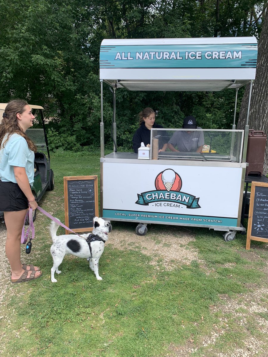 DFillion's tweet photo. Thanks to the Canadian animal blood bank for putting on a fantastic golf tournament today. I have done a lot of golf tournaments…. but this was like no other tournament I have ever done. The dogs were the Best😆
@AceBurpeeShow 
@wpgseabears 
@ChaebanIceCream https://t.co/XA4nzlNfFR