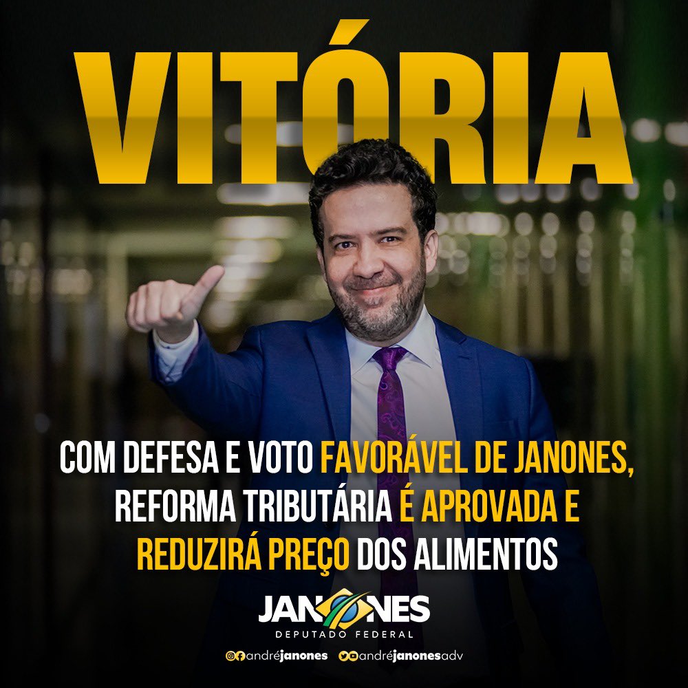AndreJanonesMG's tweet photo. HISTÓRICO: Acabamos de aprovar a reforma tributária por 382 x 118! Após mais de 30 anos de espera! Feliz e grato a Deus por fazer parte deste momento da história do meu país! https://t.co/t8lU5n2vBn